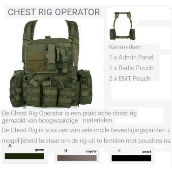 chest rig operator