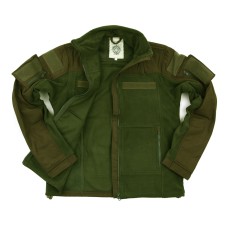 combat fleece vest, groen of khaky