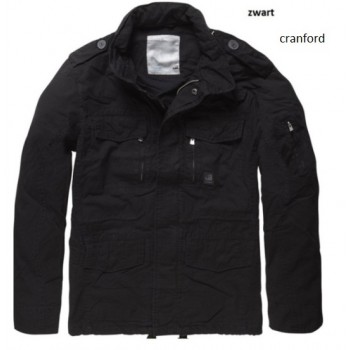 cranford jas zwart, vintage, dunne zomerjas
