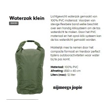 drybag drysack, waterzak, ca 12 liter, fostex