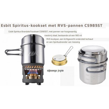 esbit alcohol spiritus cooker cs985st