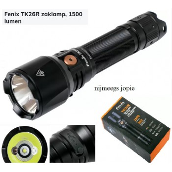 fenix tk26R, incl oplaadbare batterij, zaklamp