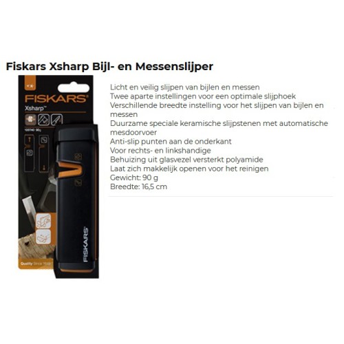 slijpsteen fiskars Xsharp