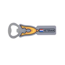 flessenopener 3d pvc dutch veteran, veteranen flesopener