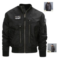 Flight jacket, zwart F-35, zomerjas fostex