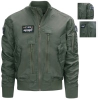 Flight jacket, groen F-35, zomerjas fostex
