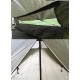tent, 2 persoon tent frans leger, met apart los dak, groen