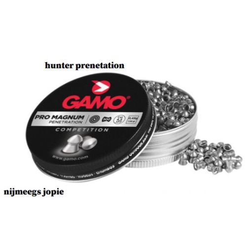 kogeltjes 5,5mm gamo hunter penetration