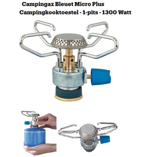 gasbrander campinggaz easy clic systeem micro plus inclusief 1 gasbusje ca300+