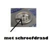 gasbusje c500 gram met schroefdraad  bevestiging 440 gram, groot