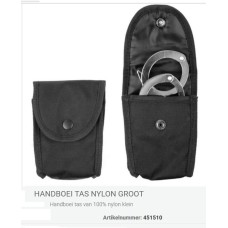 handboeien tas groot, nylon