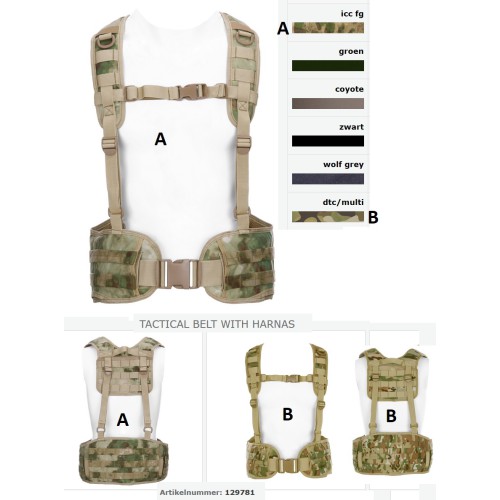 tactical harnas draag vest