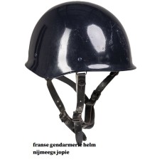 helm franse genarmerie donker blauw, ijzer