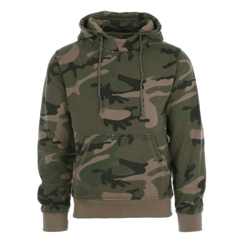 sweater hoodie met capuchon woodland, zonder rits