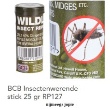 muskieten werende creme, stick 25 gram, BCB