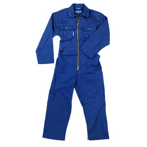 kinderoverall, kobalt blauw, 100%katoen