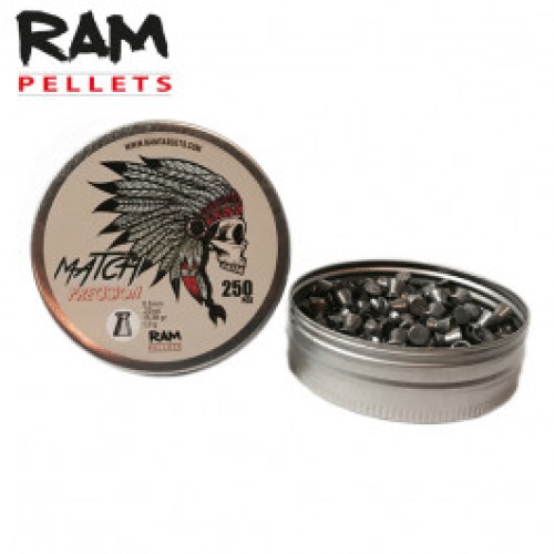 kogeltjes 5,5mm, RAM match precision 250st, indiaan