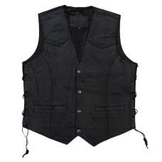 leren vest biker