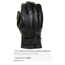 handschoen leer fighter