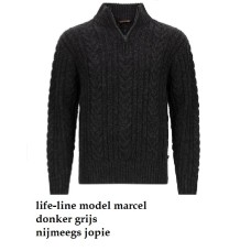 schippers trui  Life-line model Marcel. zwart