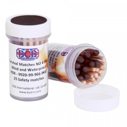 lucifers survival matches 1 potje met 25 stuks, BCB, waterproof lucifers survival matches 1 potje met 25 stuks, BCB, waterproof