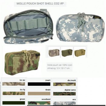 Molle pouch shot shell CO2