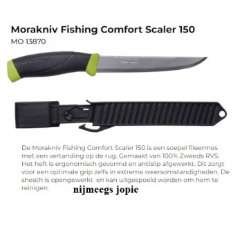 mora fishing comfort scaler 150