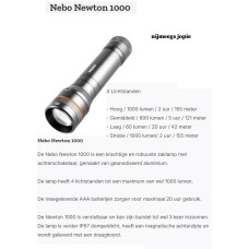 zaklamp nebo newton 1000