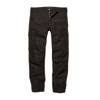 bdu pant broek "tight fit" smal model, model "Owen", kleur zwart. vintage, security/legerbroek