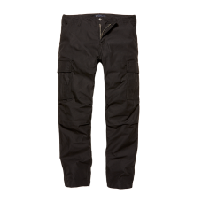 bdu pant broek "tight fit" smal model, model "Owen", kleur zwart. vintage, security/legerbroek