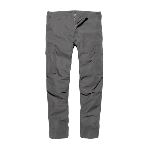 bdu pant broek "tight fit" smal model, model "Owen", kleur grijs. vintage, security/legerbroek