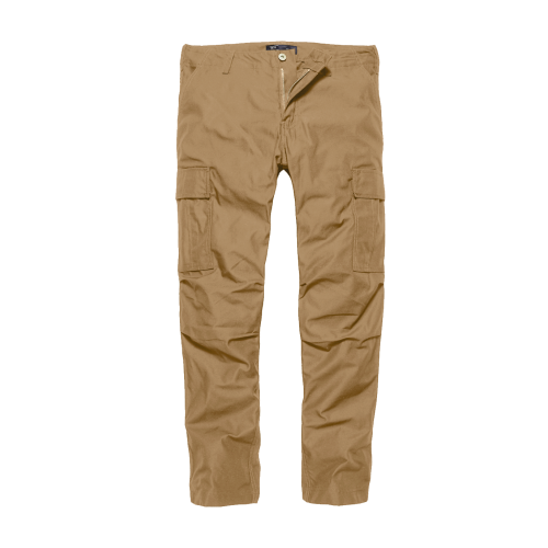 bdu pant broek "tight fit" smal model, model "Owen", kleur dark khaky. vintage, security/legerbroek