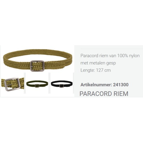 paracord riem