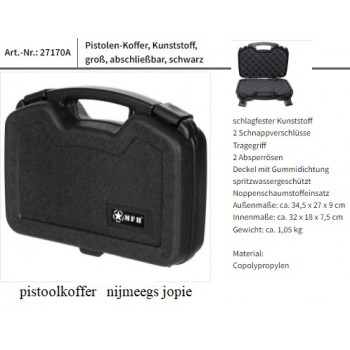 pistool koffer, hard-case, large, origineel glock