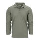 Polo Lange mouw, stretch quick dry, groen, khaky, zwart of grijs