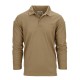 Polo Lange mouw, stretch quick dry, groen, khaky, zwart of grijs