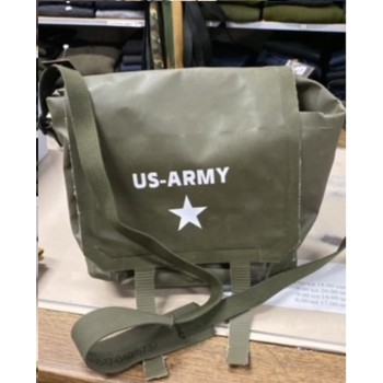 pukkel pvc "US-Army" print met schouderband, tas