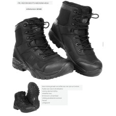 Tactical boots van 100% leer, halfhoog