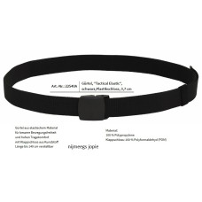 riem security, elastisch, zwart