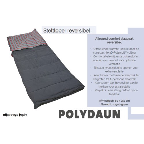 slaapzak polydaun steltloper XL