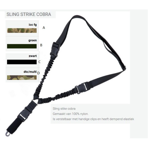 sling cobra geweerriem