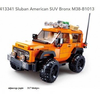 sluban 1013/1015 oranje of groene bronx jeep