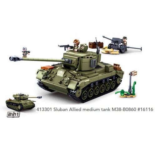 sluban 860 allied medium tank