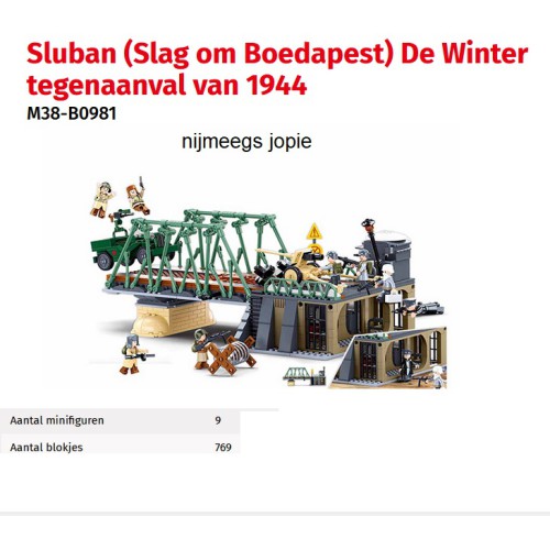 sluban 981 bouwset brug 44