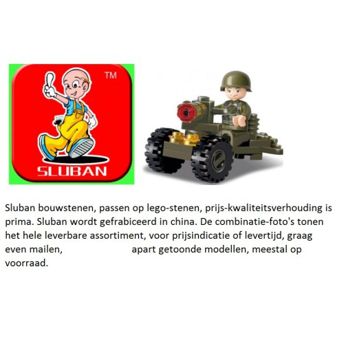 Sluban bouwstenen, informatie