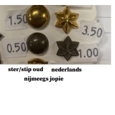 ster en stip metaal landmacht oud landmacht