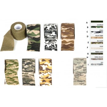 stretch bandage tape, camouflage