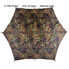 tarp Hexagon, ca 310x340cm