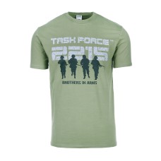 t-shirt brothers in arms 2215, groen