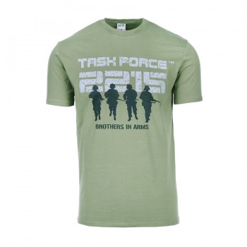 t-shirt brothers in arms 2215, groen